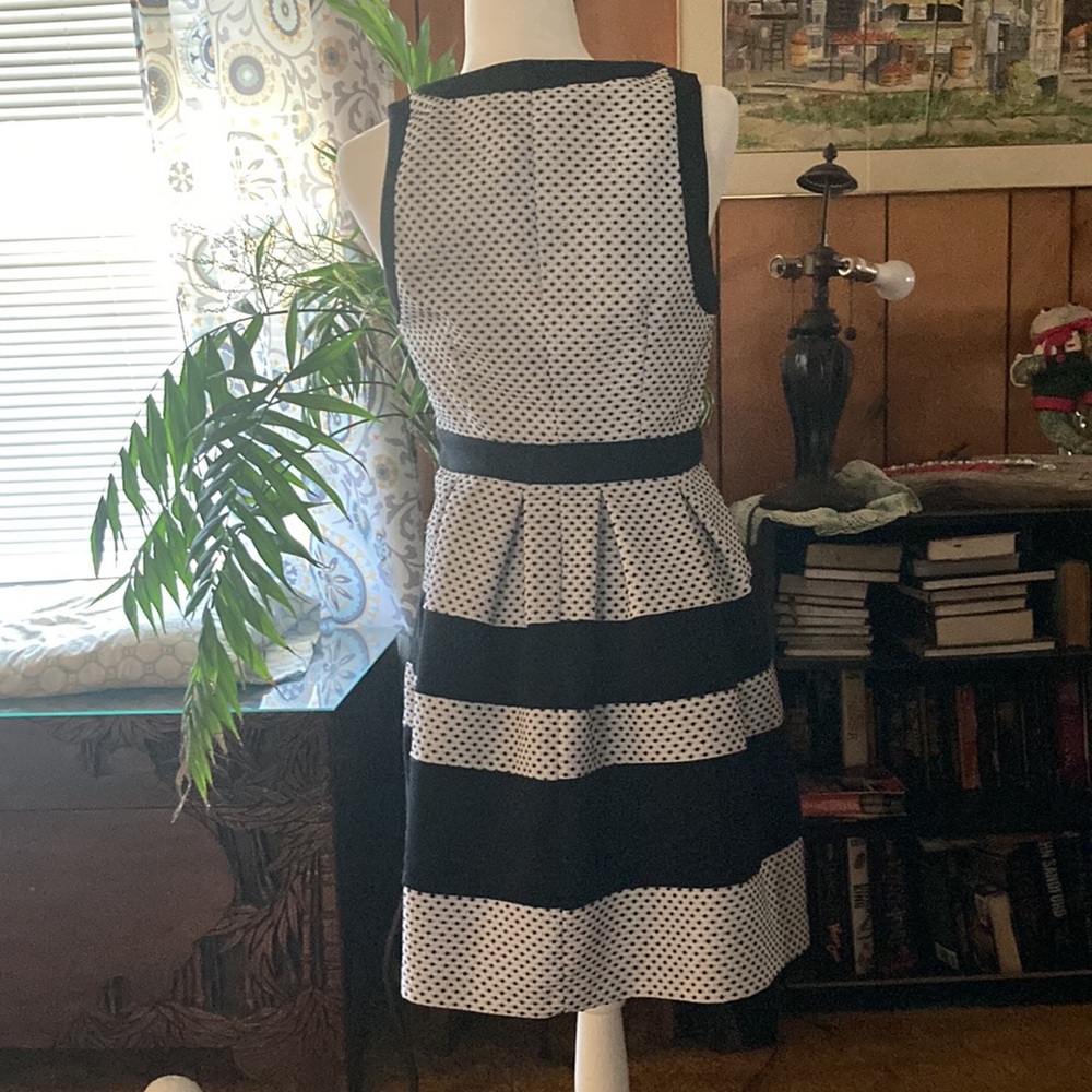 Tank style dress with polka dots and stripes! - Picture 2 of 6